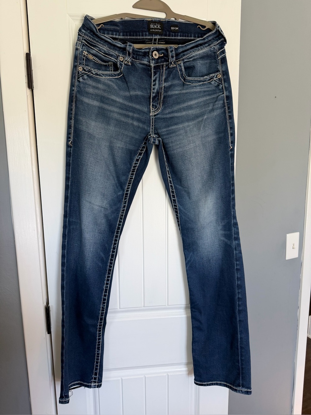 Buckle Black Jeans 33x34